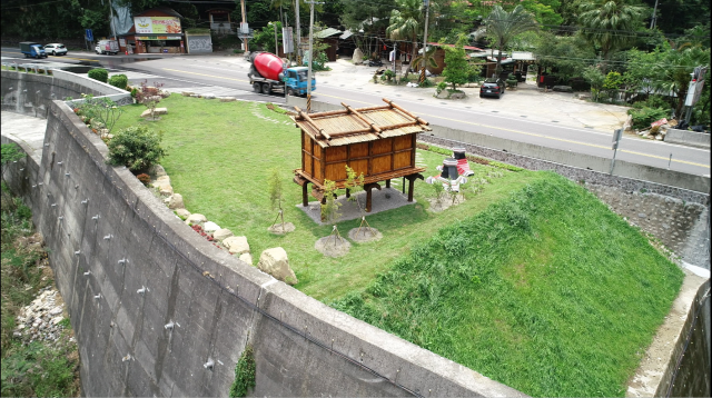 河岸穀倉隙地綠化2