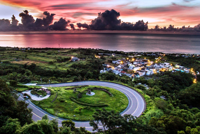 玉長公路夜景