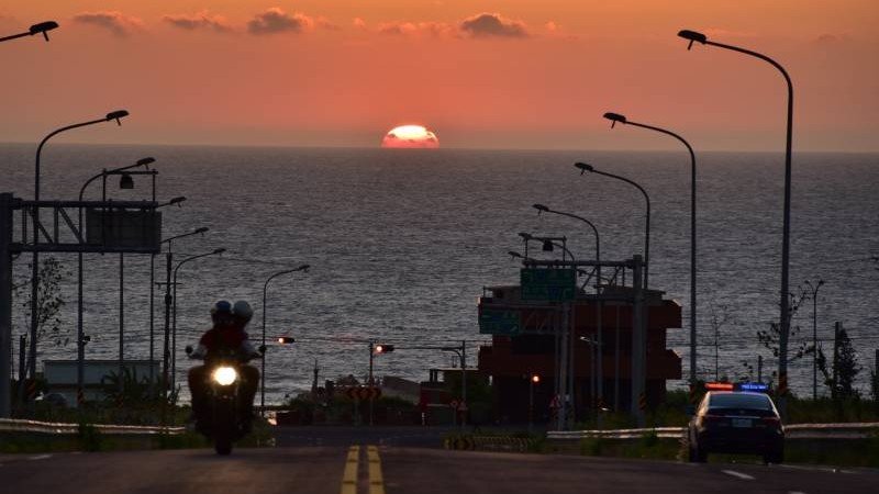 通霄・霞落山海道 夕戀白沙屯