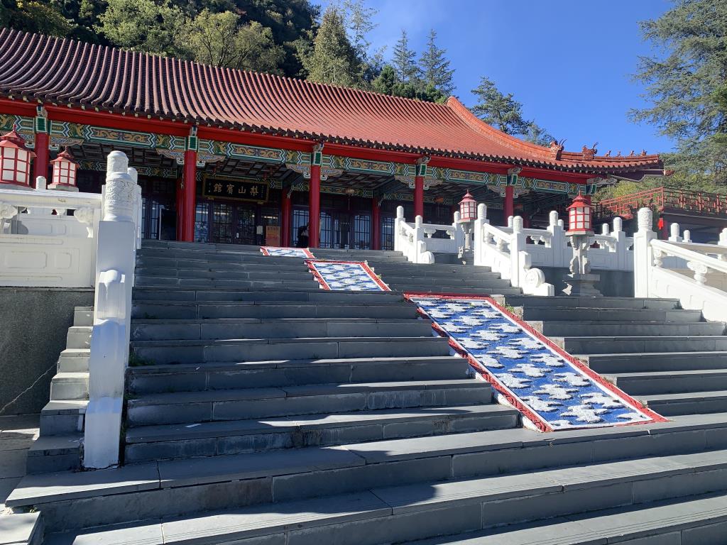 館梨山賓館為古代宮殿式建築