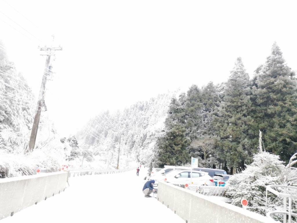 台7甲冬雪如錦瑟瑟餘暉 霸王風雪帶來奇緣