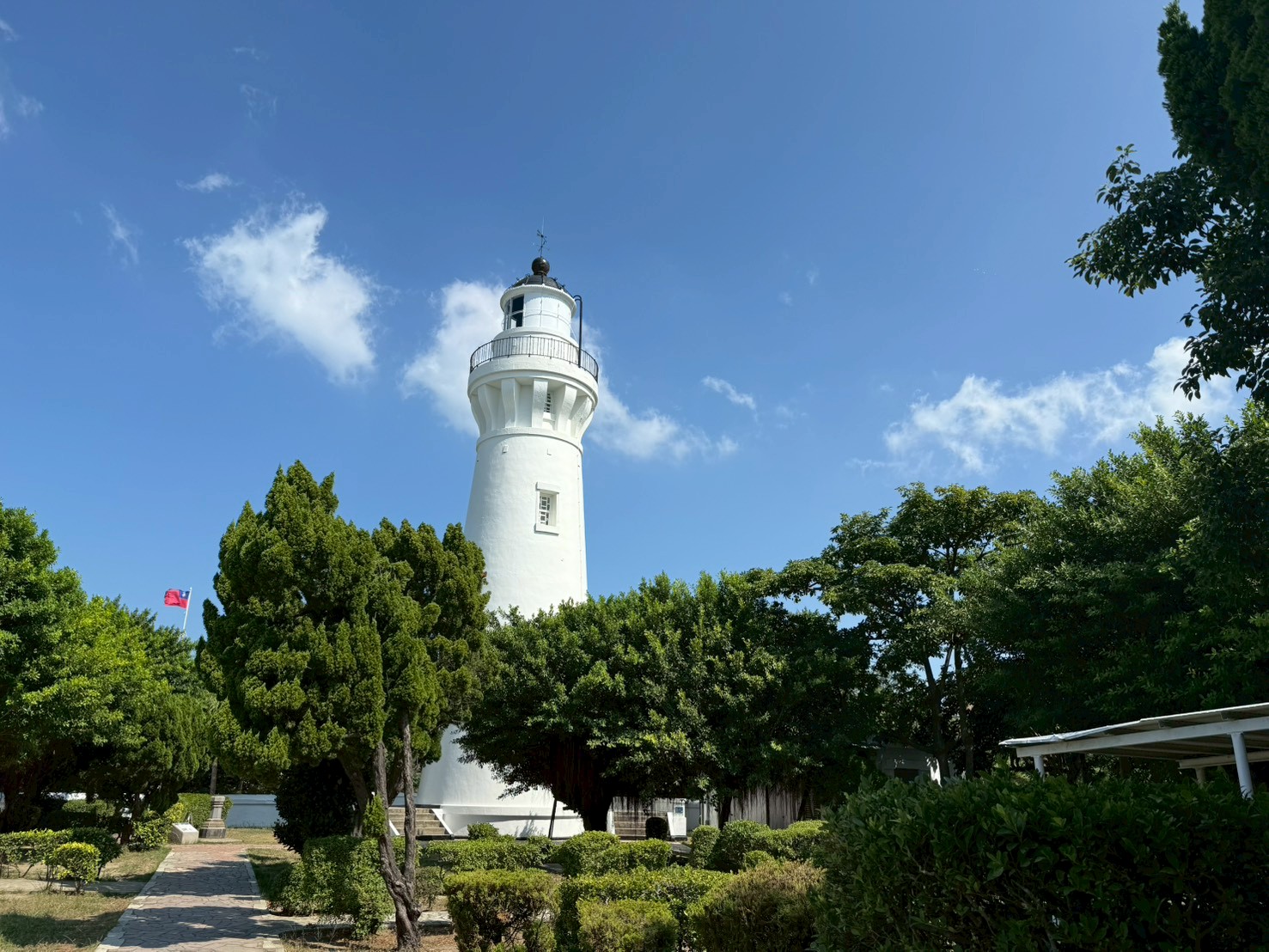 白沙岬燈塔全景