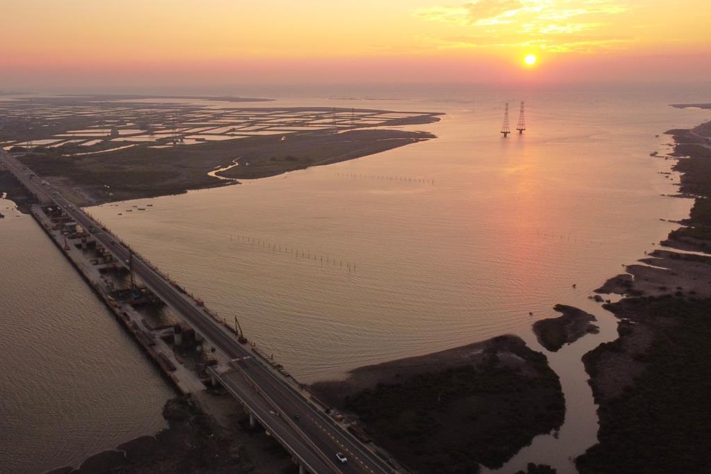 161k+400中彰大橋夕照